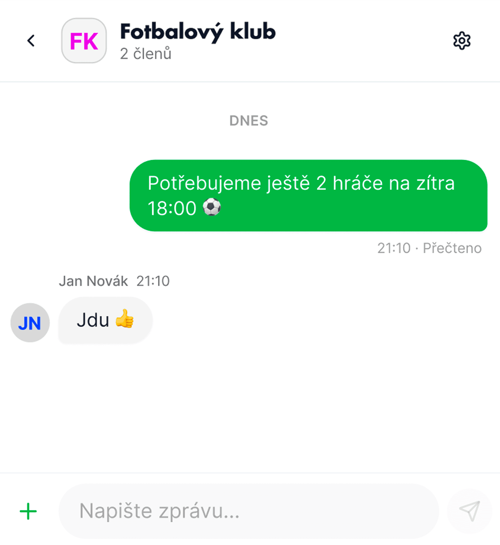 Týmový chat